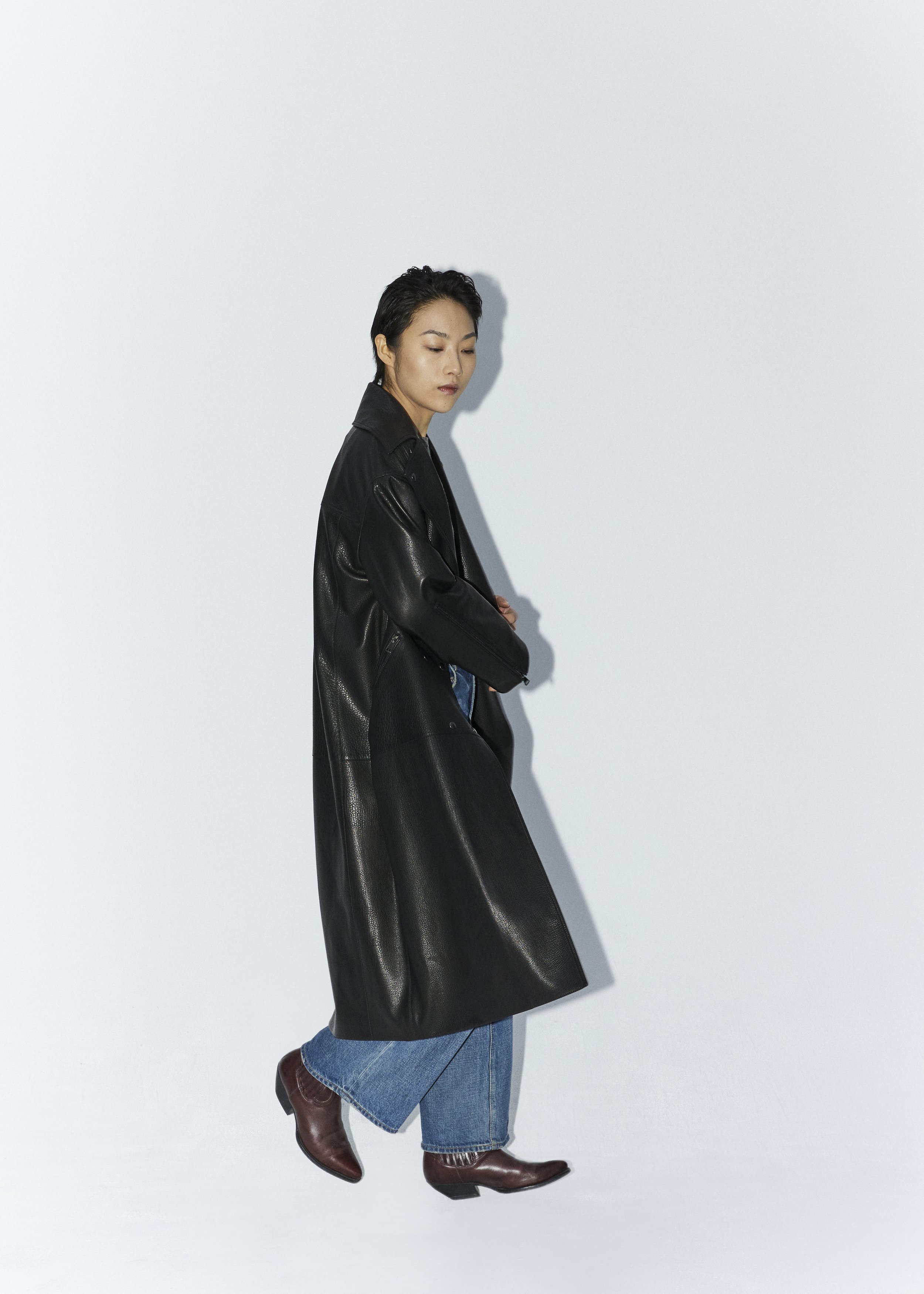 コート INES&MARECHAL FW23 NOBLE MANTEAU (NOBLE ARDOISE) Collection Fall / Winter 2023 — Inès & Maréchal